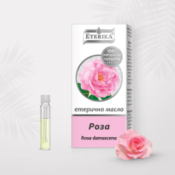 Розово масло – Rosa Damascena – Етерика – 100% натурално 0,6 мл, Етерика