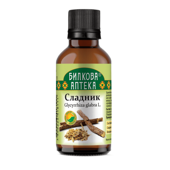 Сладник (Сладък корен), тинктура 50 мл, Биохерба