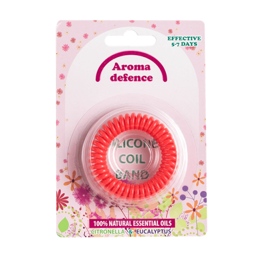 ГРИВНА ПРОТИВ КОМАРИ ЦИТРОНЕЛА СИЛИКОНОВА СПИРАЛА - AROMA DEFENCE