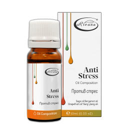 ПРОТИВ СТРЕС- КОМПОЗИЦИЯ ОТ ЕТЕРИЧНИ МАСЛА, 10 МЛ - РИВАНА
