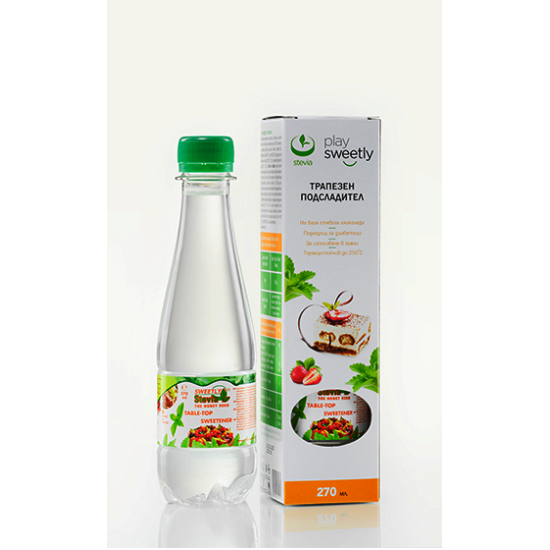 Суитли Стевия, течен подсладител, 270мл - "Д -А"