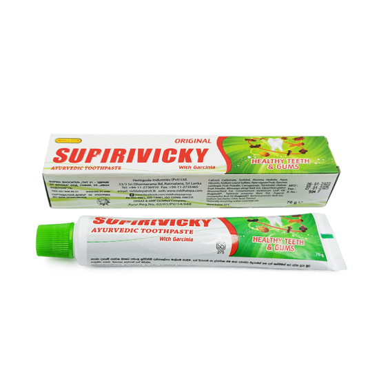 Билкова Паста за зъби Супиривики – Аюрведа 75 мл - ТНТ – 21