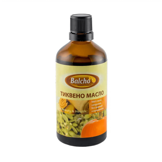 Тиквено масло, студено пресовано 100 мл, Балчо