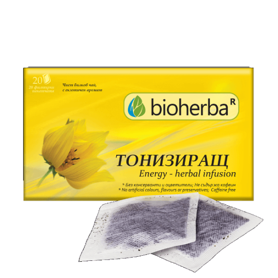 Билков чай Тонус 20 филтърни пакетчета, Биохерба