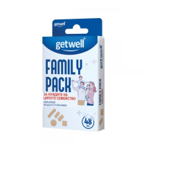 Пластири Family Pack, 48бр., Getwell / Биохерба