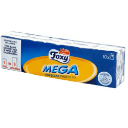 Носни кърпички Foxy 2 пласта , 10 броя - Foxy