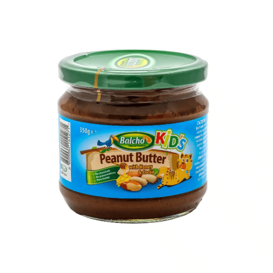Фъстъчено масло с пчелен мед и какао 340 гр, Балчо