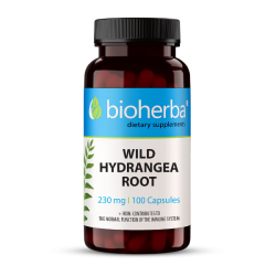 ХОРТЕНЗИЯ КОРЕН/ WILD HIDRANGEA ROOT, 100 капсули, Биохерба