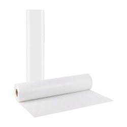 Еднократен хартиен с найлон  чаршаф 50 м / 58 см - руло