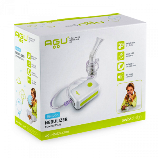 КОМПРЕСОРЕН ИНХАЛАТОР КОМПАКТЕН И ЛЕК BALLOON - AGU