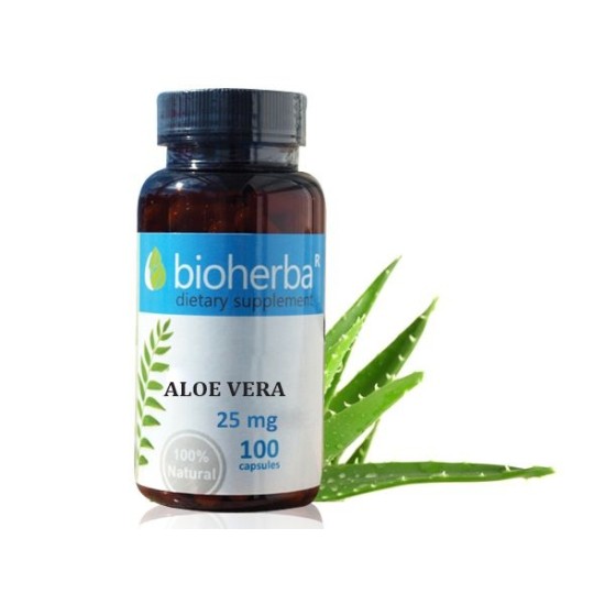 Алое Вера 25 мг | 100 капс. - Биохерба