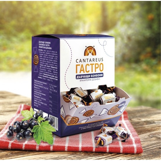 КАНТАРЕУС ГАСТРО дъвчащи бонбони 100 бр - Алпи