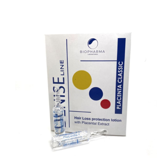 Укрепващ лосион за защита от косопад с екстракт от плацента DENISE 6 ампули х 10 мл - Biopharma