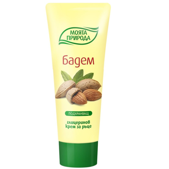 Глицеринов крем за ръце с бадем - Моята природа 75 мл - ЛАВЕНА