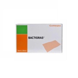 Превръзка за рани 15х20 см х 10 бр в кутия Bactigras