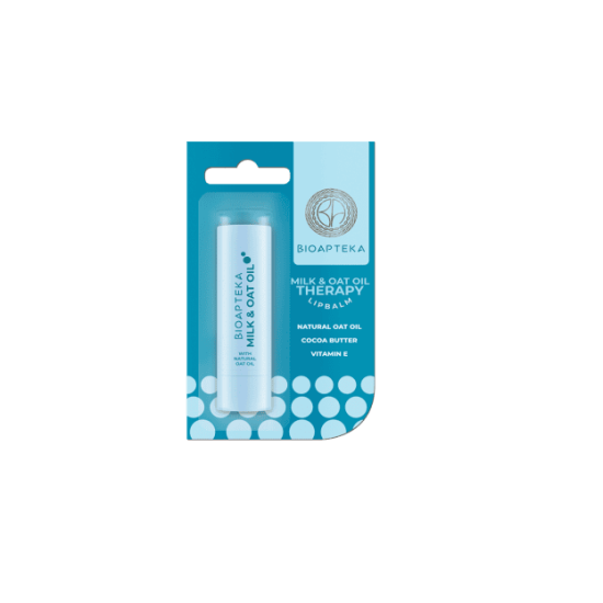 Балсам за устни Bioapteka Мляко/овес 4.5гр - Билка