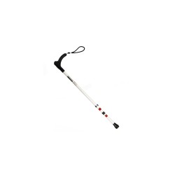 Алуминиев бял бастун за незрящи хора с регулируема височина, сензорен - Фори