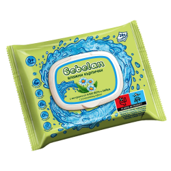 Бебешки мокри кърпи с алое вера и лайка 24 бр - Бебелан