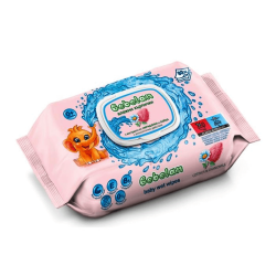 Бебешки мокри кърпи с смрадлика и лайка 80 бр - Бебелан