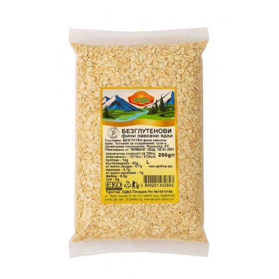 БЕЗГЛУТЕН ФИНИ ОВЕСЕНИ ЯДКИ 200Г - ПЪТ КЪМ ЗДРАВЕ