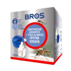 Ел. изпарител + течен пълнител против комари - BROS