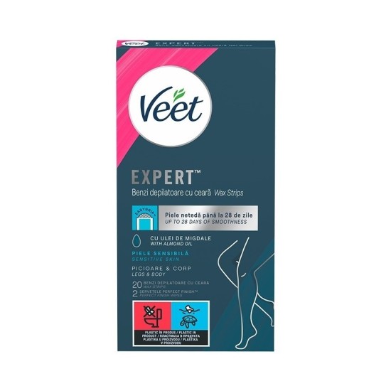 Veet Expert Восъчни ленти за депилация 20 бр  