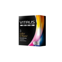 Презервативи Vitalis color & flavor 3 бр