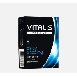 Презервативи Vitalis Delay & Cooling 3 бр.