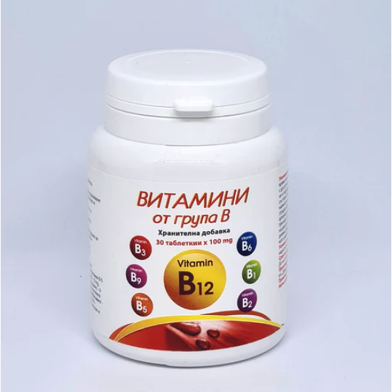 Витамини от група В 30 таблетки Буров