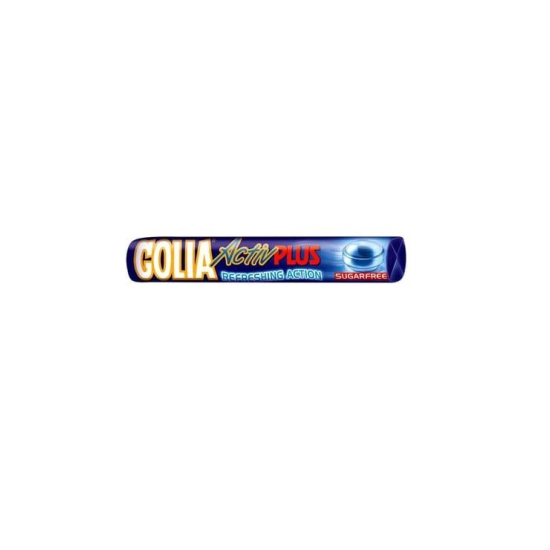 Golia Activ Plus Refreshing Action бонбони със сироп за гърло с облекчаващо действие, без захар 10 броя
