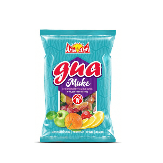 ДИА-МИКС карамелажни бонбони без добавена захар 60 гр - Алпи