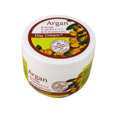 Дневен овлажняващ крем против бръчки с масло от арган и витамини 100 мл - Роза Импекс