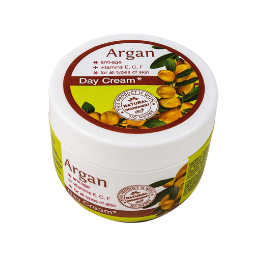 Дневен овлажняващ крем против бръчки с масло от арган и витамини 100 мл - Роза Импекс