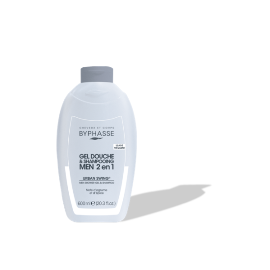 ДУШ ГЕЛ И ШАМПОАН ЗА МЪЖЕ URBAN SWING 500 мл., BYPHASSE