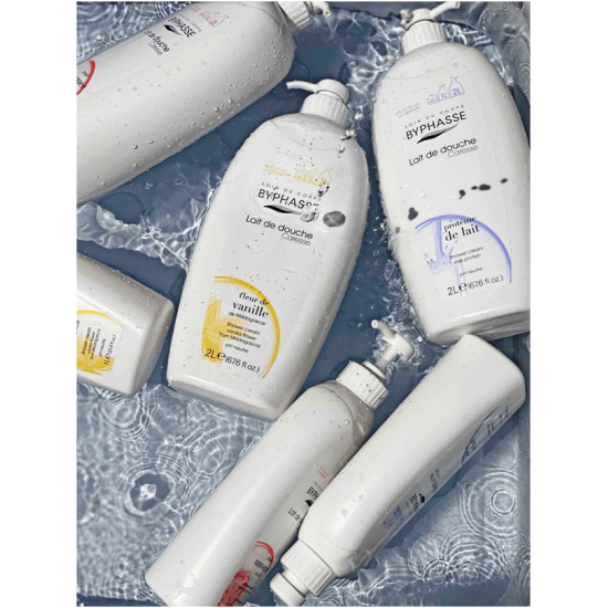 Душ крем с ванилов цвят 1000 мл, BYPHASSE