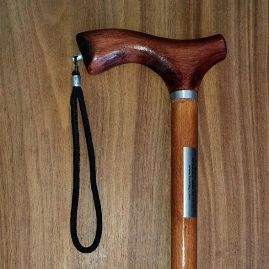 Луксозен дървен бастун с права дръжка - Фори