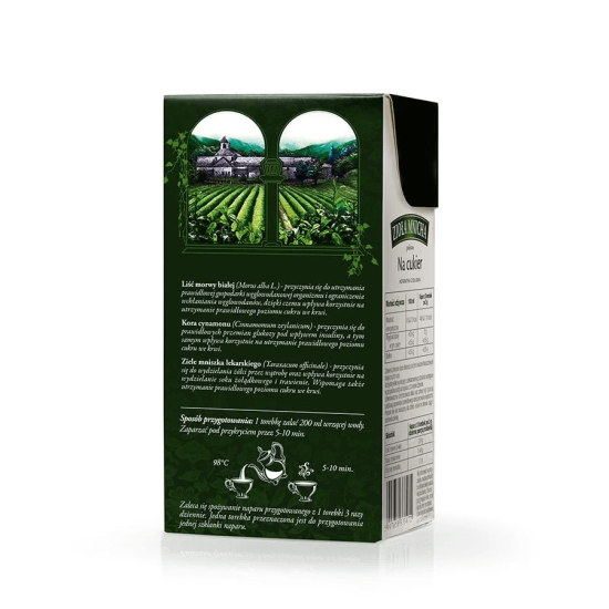 Чай Манастирски билки ЗА КРЪВНА ЗАХАР 20 фитърпи пакечета - Хербапол