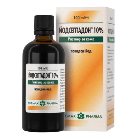 Йодсептадон 10 % - повидон-йод / Iodseptadon 10% - Химакс