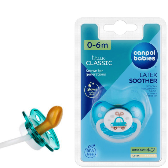 Латексова  залъгалка  0-6 месеца -  Canpol 