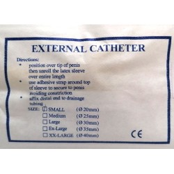 Урологиен катетър тип  презерватив 20 мм