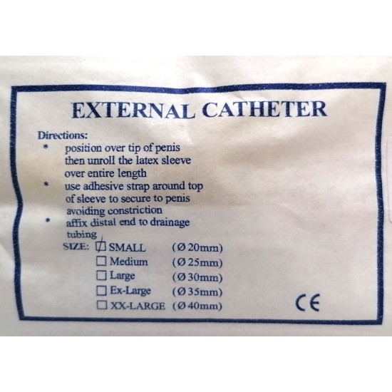 Урологиен катетър тип  презерватив 20 мм