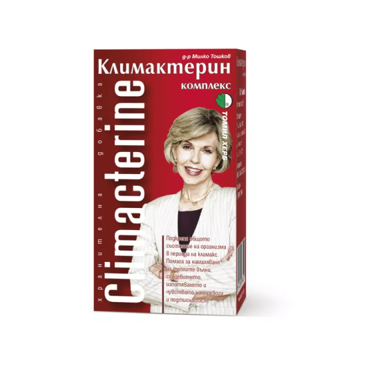 Климактерин при тежък климакс, топли вълни и сърцебиене и тревожност - 120 таблетки - Томил Херб