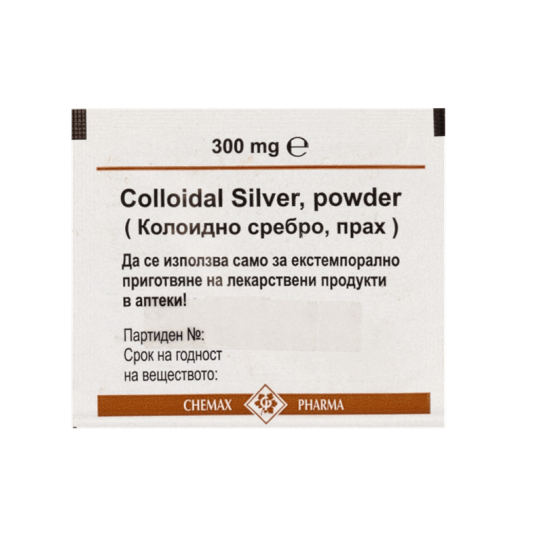Колоидно сребро на прах 300 мг КОЛАРГОЛ / Colloidal Silver. powder - Химакс