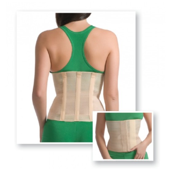 Корсет лечебно-профилактичен еластичен 4001 размер М с 3 ребра - MedTextile