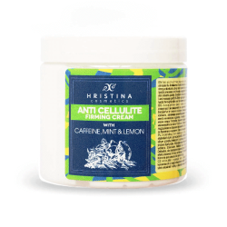 Антицелулитен крем с кофеин, мента и лимон 200 мл - Христина