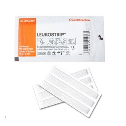 Превръзки за затваряне на рани 13мм x 102мм LEUKOSTRIP 6 бр - SMITH & NEPHEW