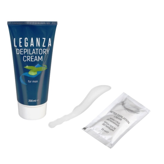 Крем Депилатоар за мъже LEGANZA MAN 200 мл - Роза Импекс