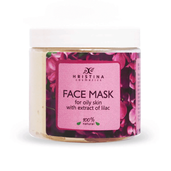 Маска за лице за мазна кожа с екстракт от люляк 200  мл - Христина