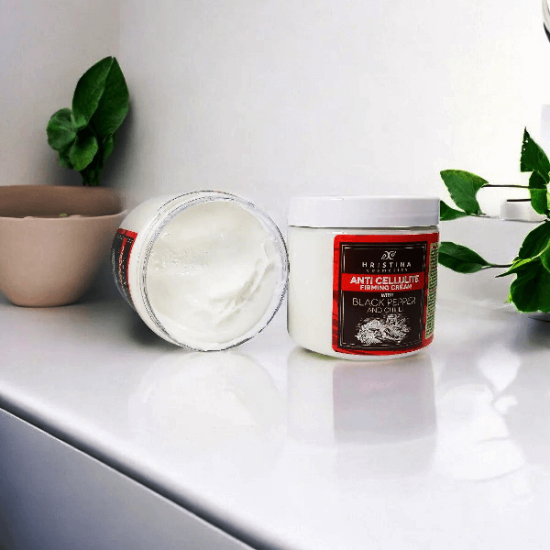 Антицелулитен крем с Люта чушка и Черен пипер 200 мл - Христина