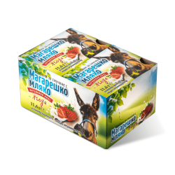 БОНБОНИ ЗА СМУЧЕНЕ С МАГАРЕШКО МЛЯКО С ВКУС НА ЯГОДА 6 БРОЯ - АЛПИ